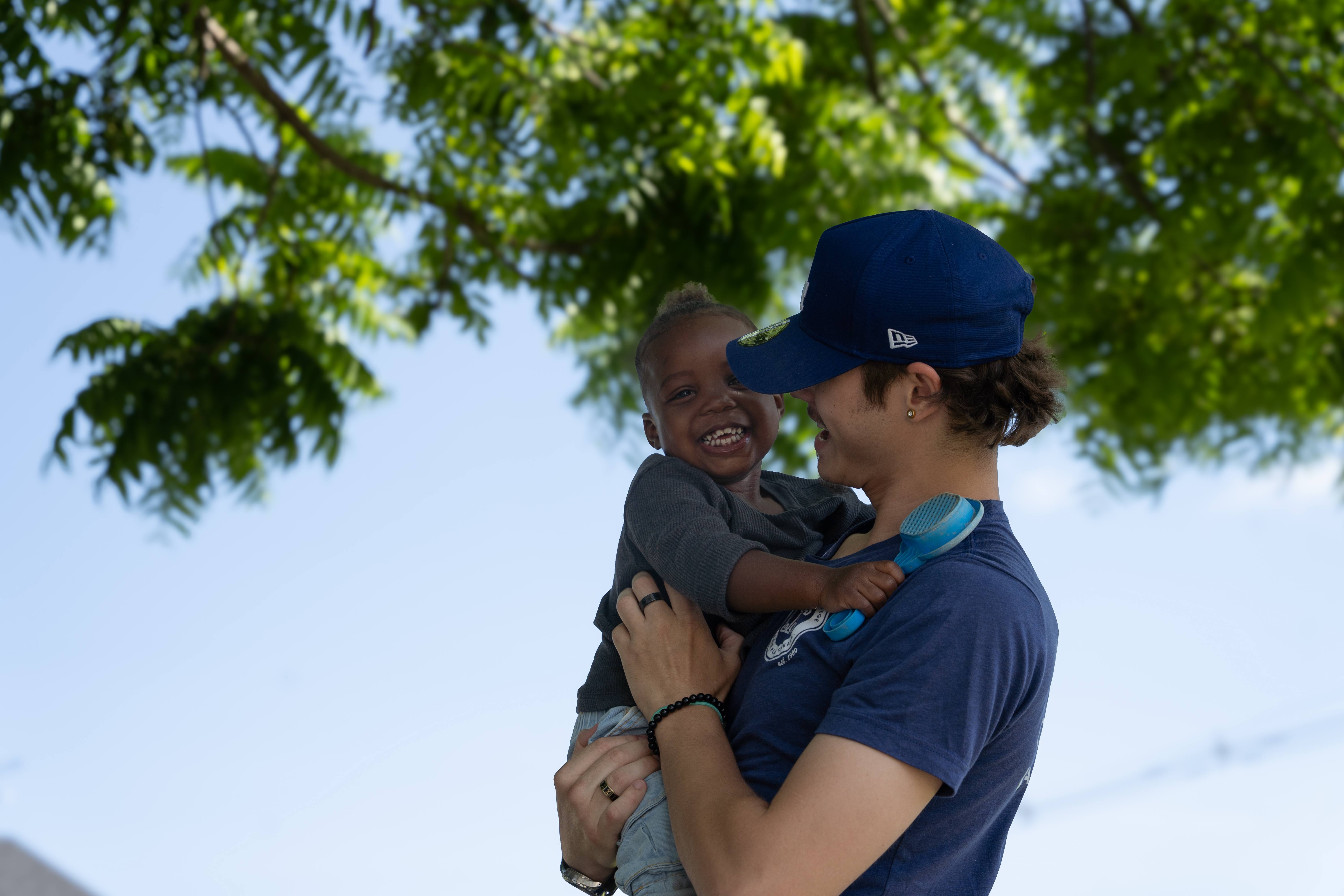 Students during group time